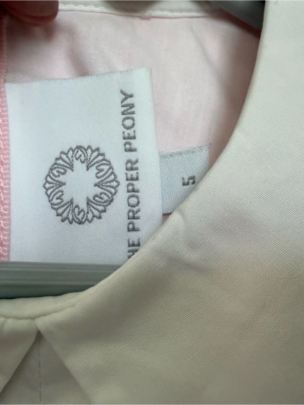 Girls' Pink & White Cherry-Embroidered Dress - Picture 3 of 5